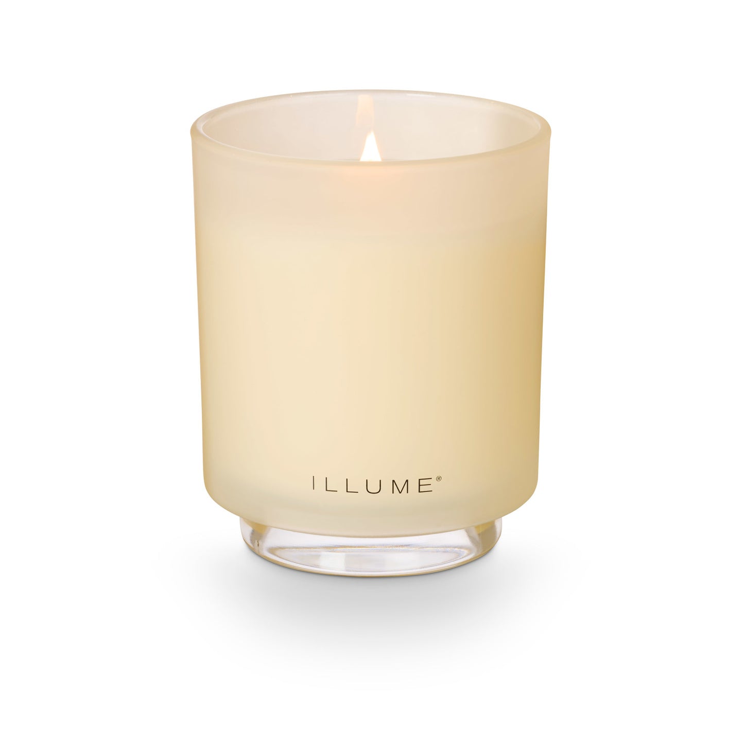 Isla Lily Refillable Glass Candle on a white background