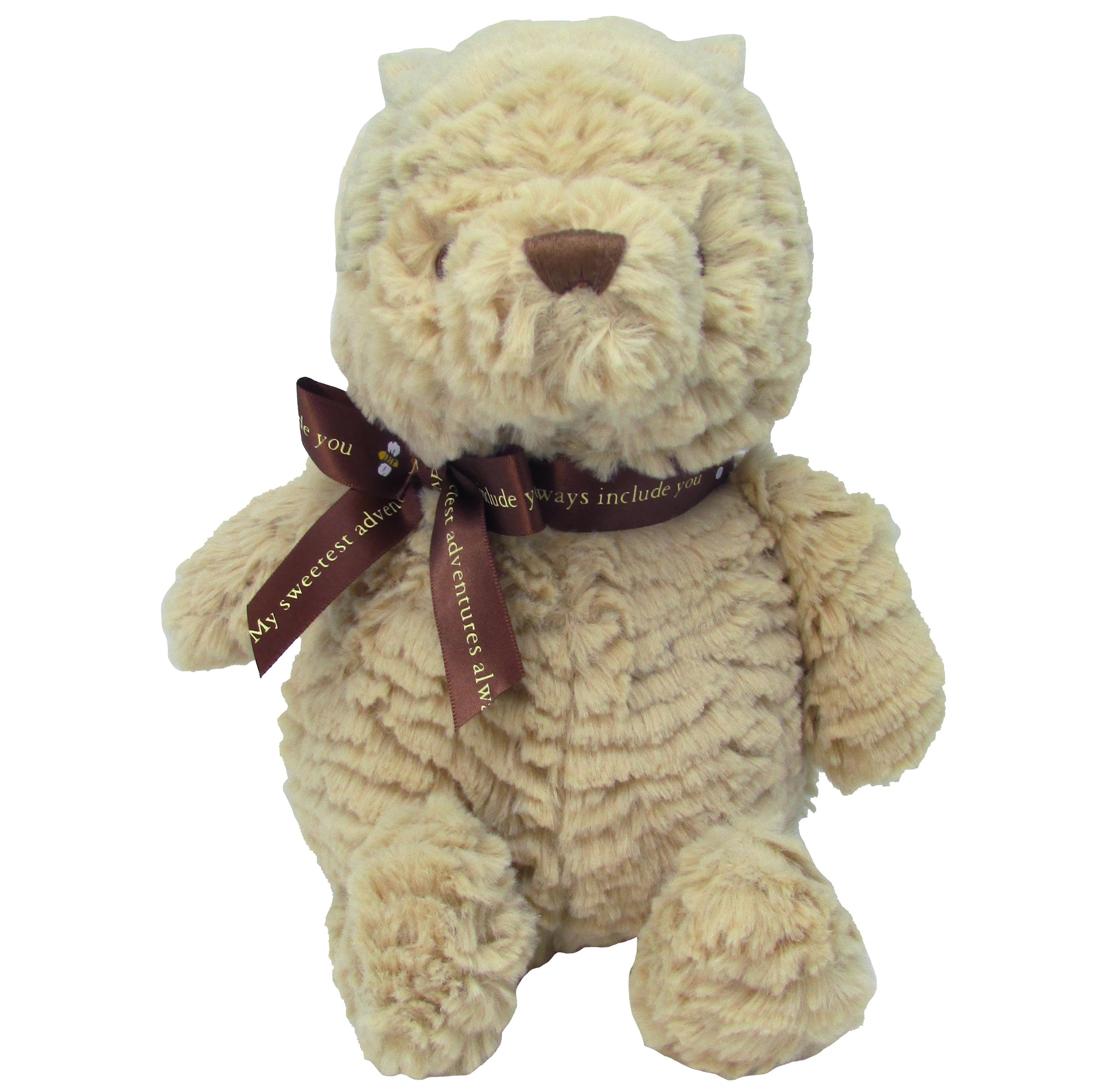 front view of the Classic Pooh Plush Toy on a white background