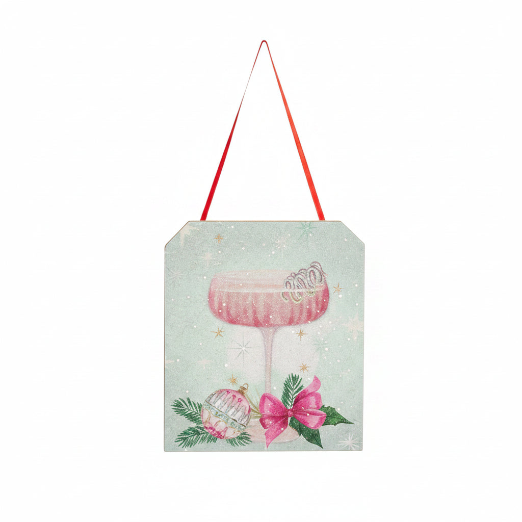 RAZ Imports - Holiday Happy Hour Tag Ornament