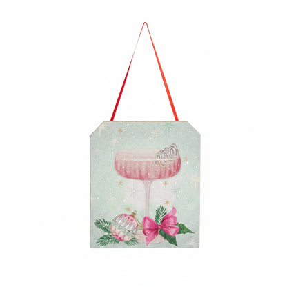 RAZ Imports - Holiday Happy Hour Tag Ornament