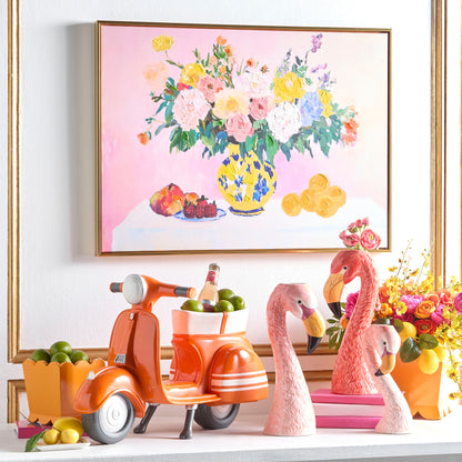 blossom sonata wall art in a decorated setting