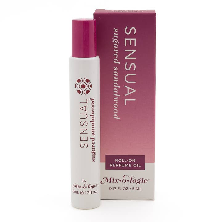Rollerball Perfume Oil, Sensual and its boc