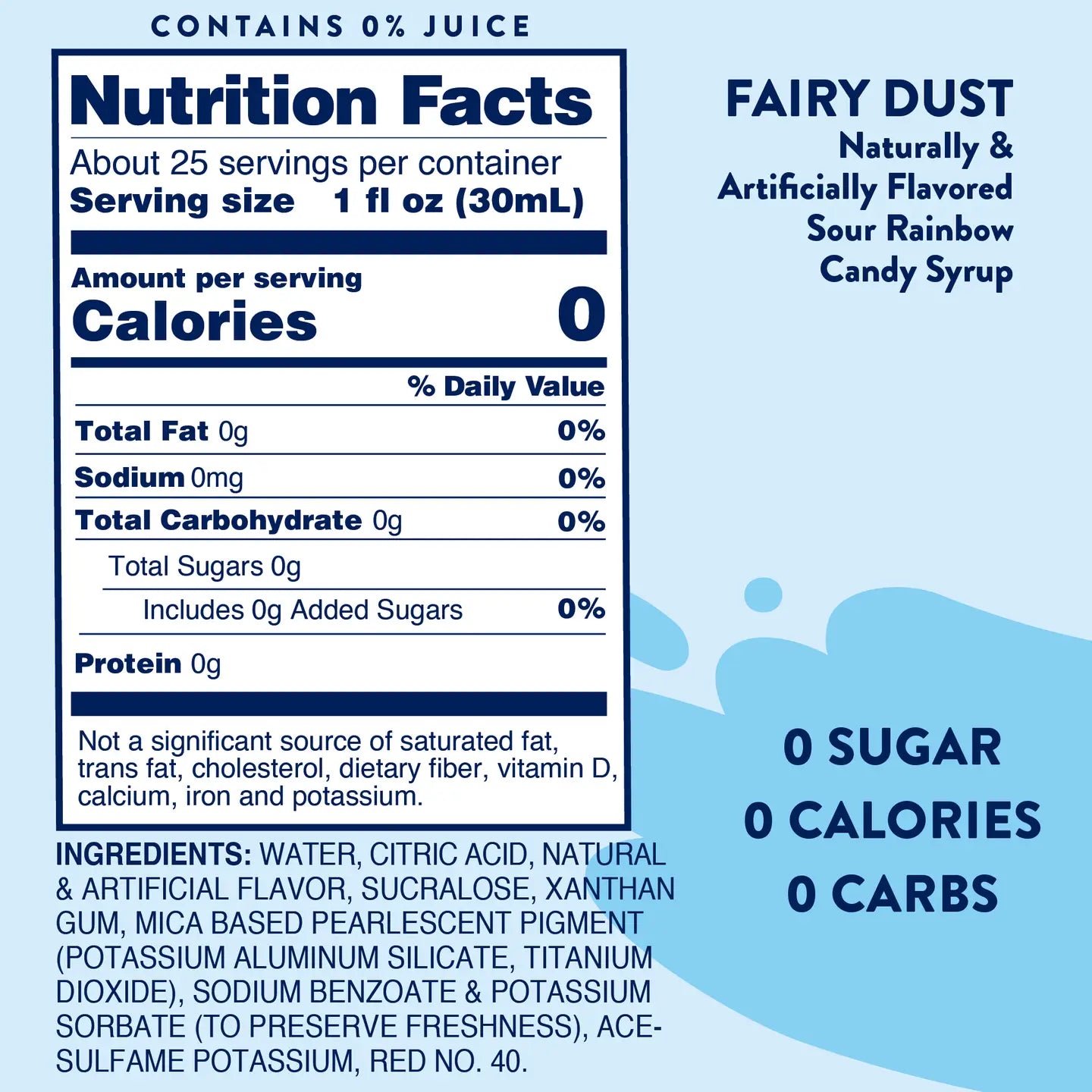 Nutrition facts on product label. Call 501-327-2182 for more information.
