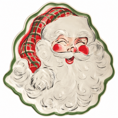 Mud Pie - Tartan Christmas Platter