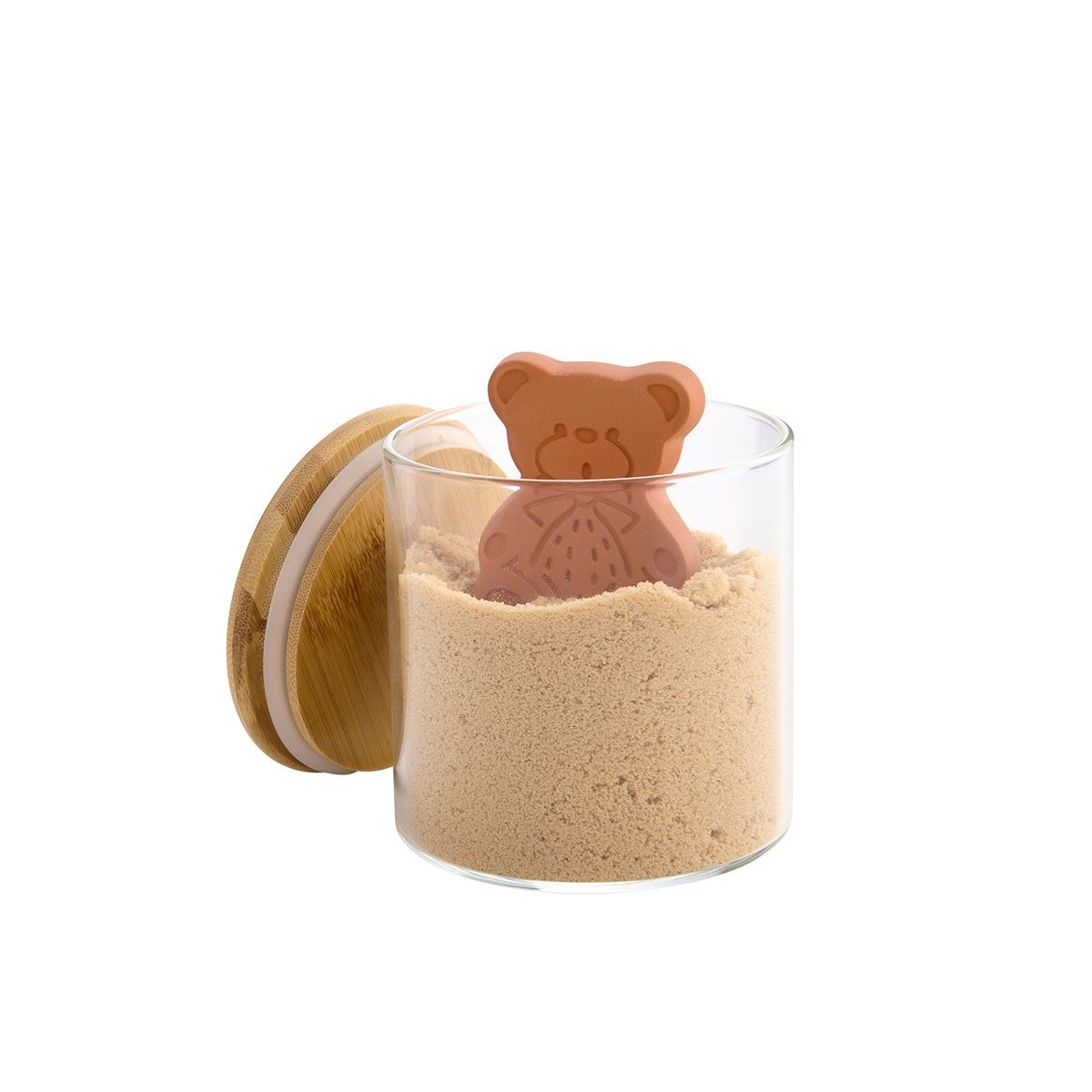 brown sugar saver bear in a jar of brown sugar