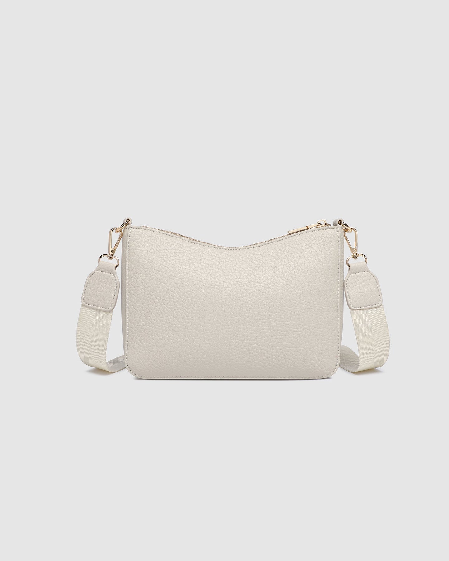 back view of almond Linda Crossbody Bag