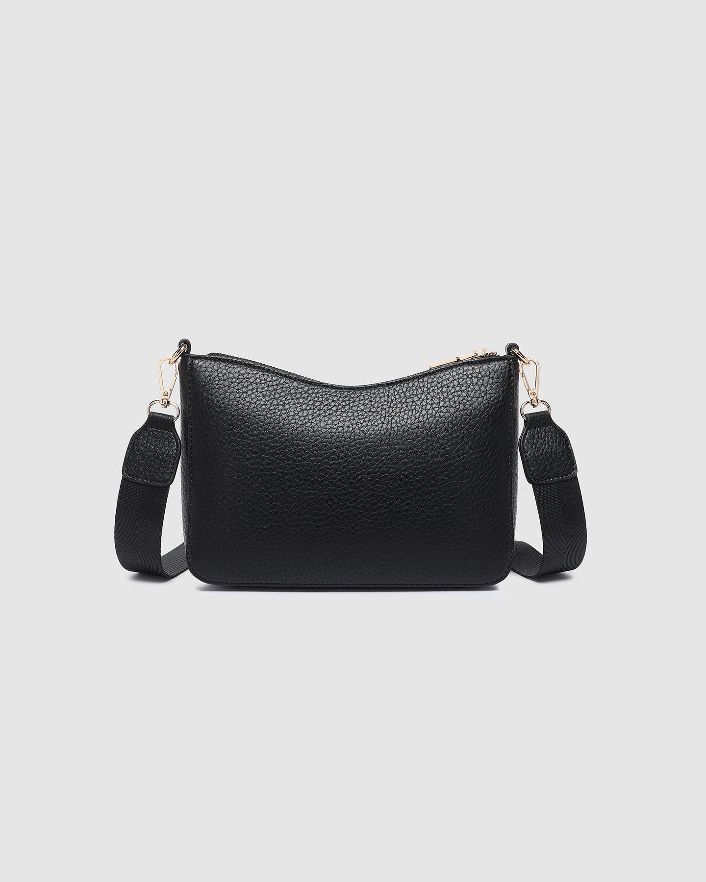 back view of black Linda Crossbody Bag