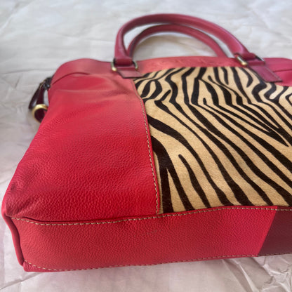 bottom view of flamingo Emilia Briefcase