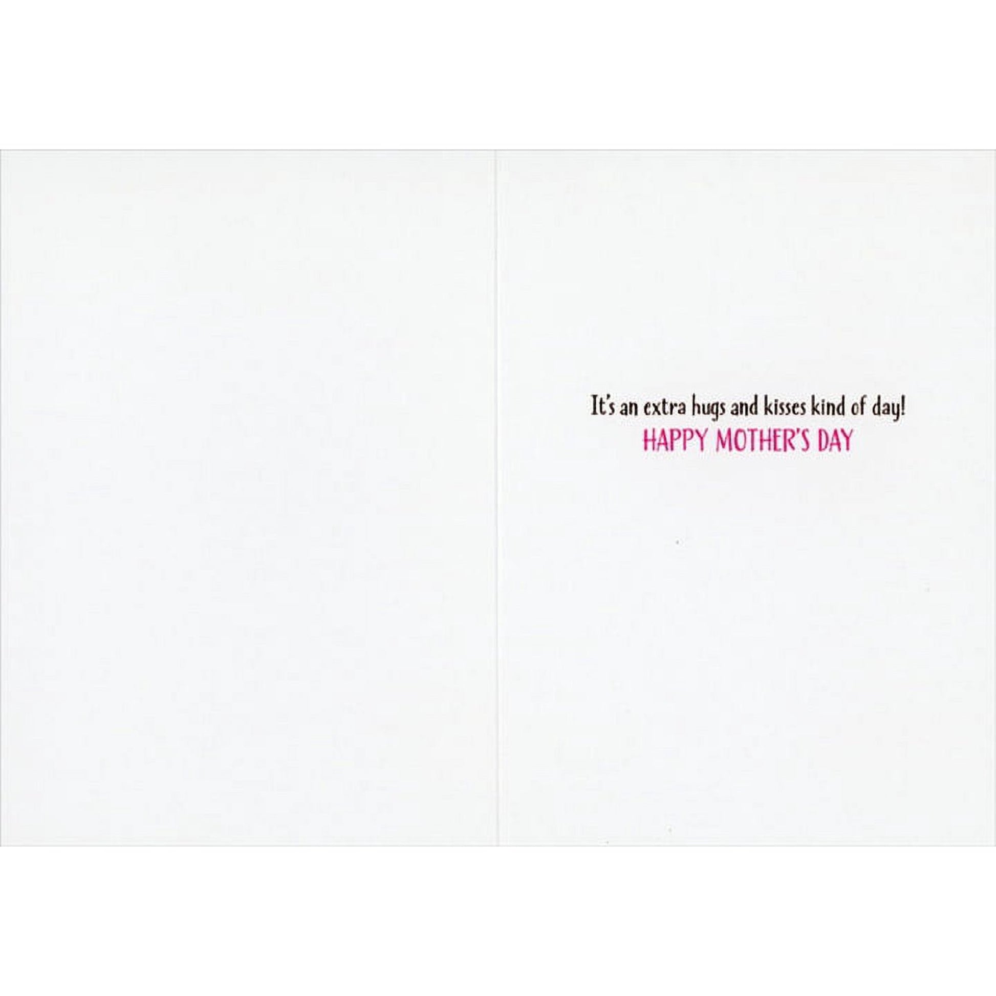 inside view of card is white with black and pink text listed in the description