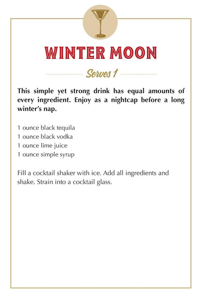 winter moon recipe card