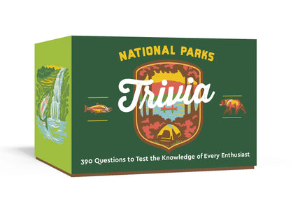 box of "national park tivia" game.