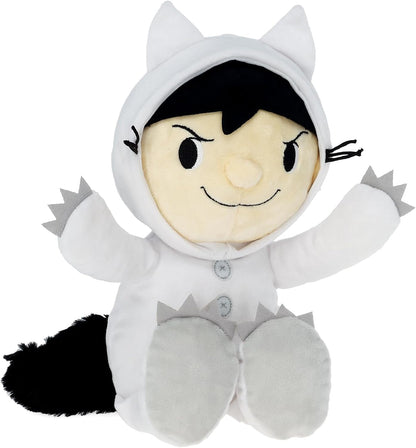 Where the Wild Things Are Max Plush Toy with his hood on