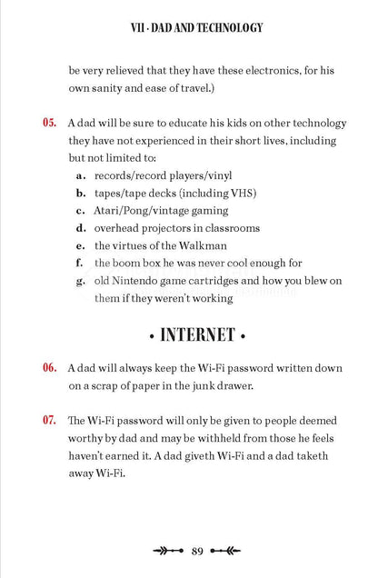 inside page of dad and technology.