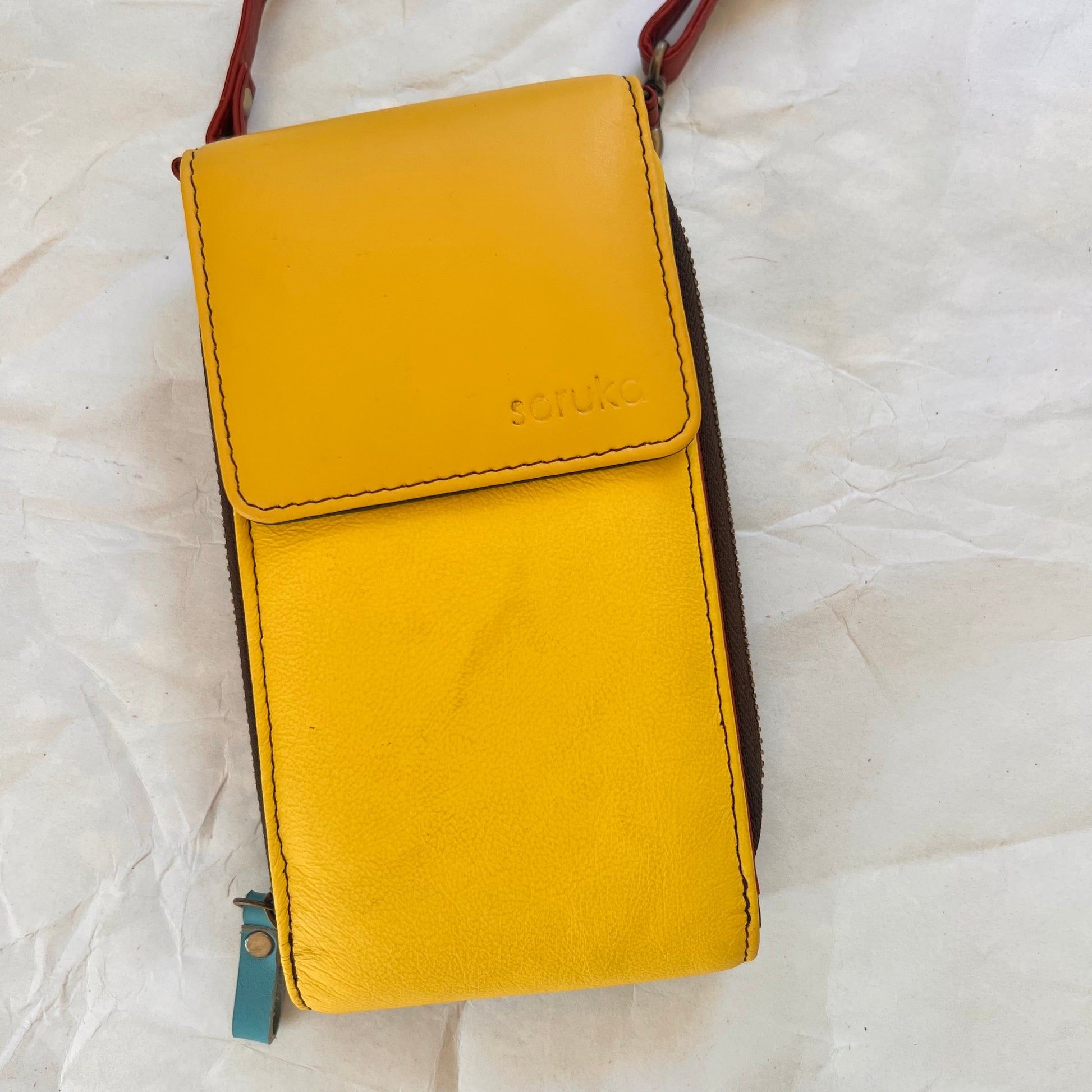 yellow eva bag.