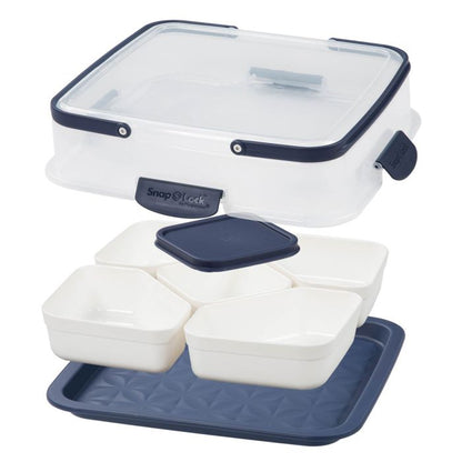 parts of the Party Carrier arranged on a white background