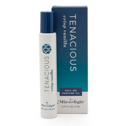 Rollerball Perfume Oil, Tenacious and its box
