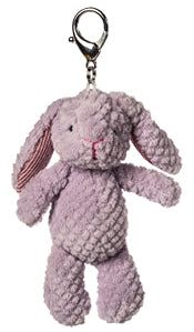 purple bunny bag charm