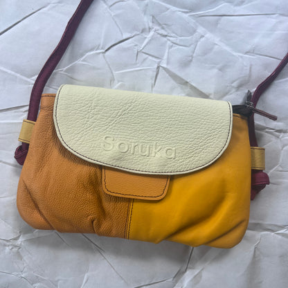 sunshine Gianna Crossbody Purse with yellow tab