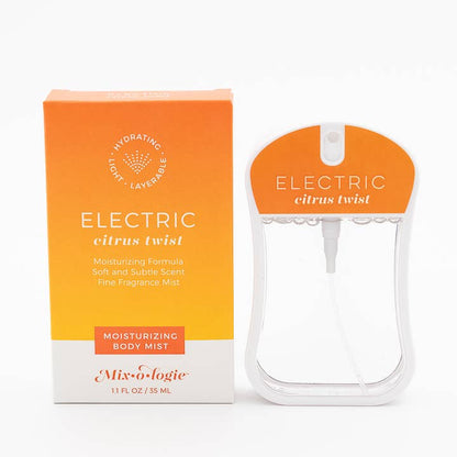 Moisturizing Body Mist, Electric and its box