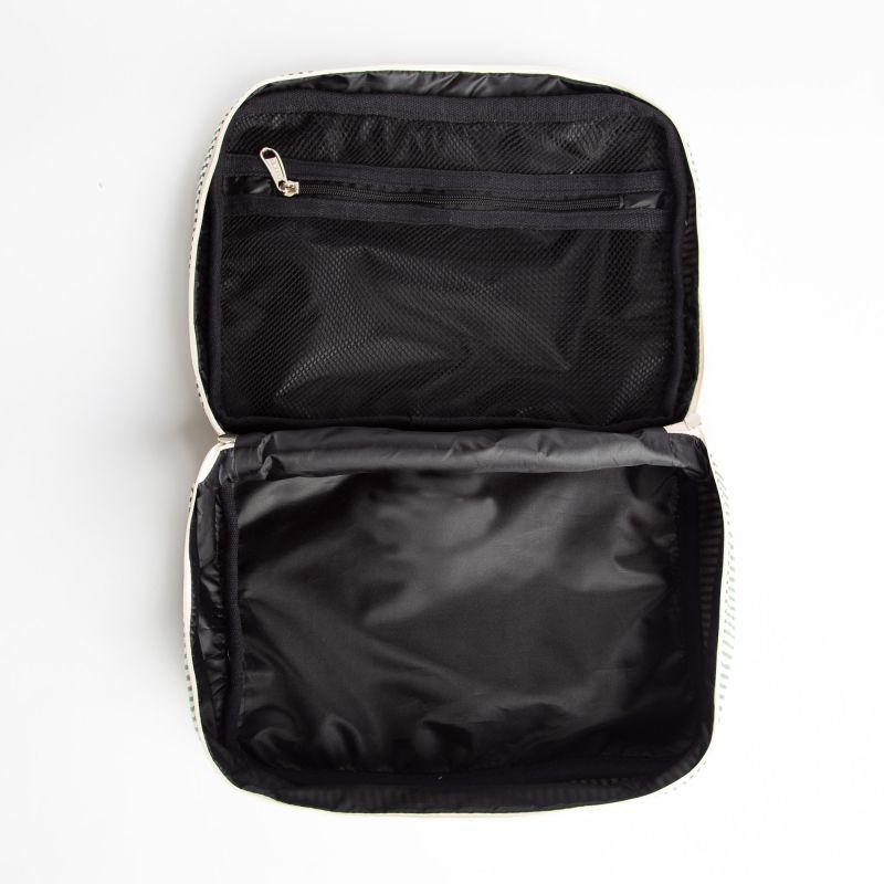 open view of train case