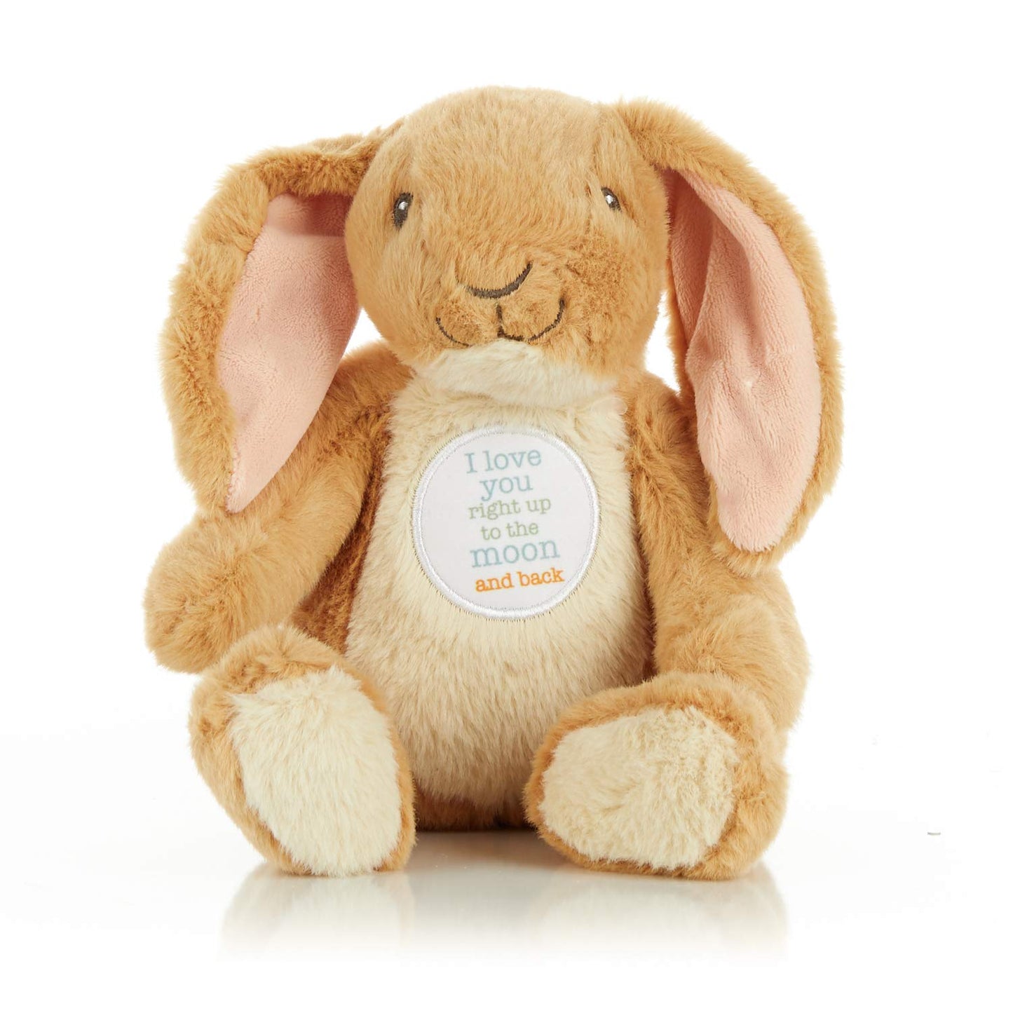Guess How Much I Love You Bunny Plush front facing on a white background