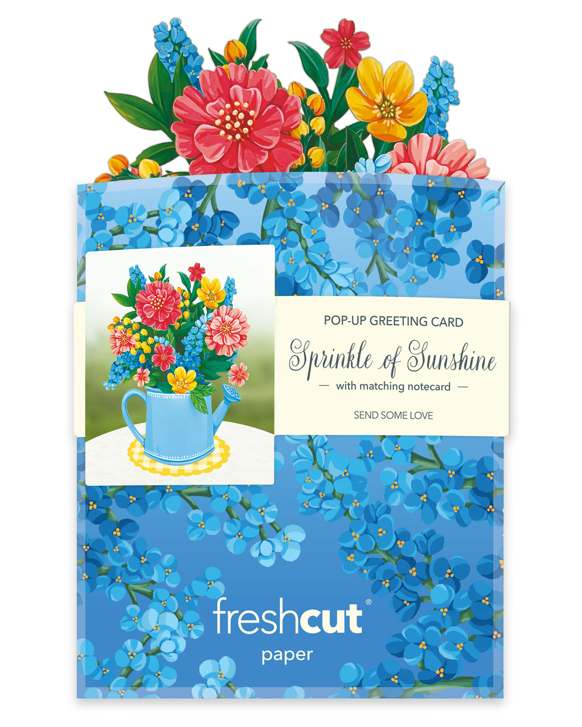  flat, mailable version of the Sprinkle of Sunshine Mini Pop-Up Card