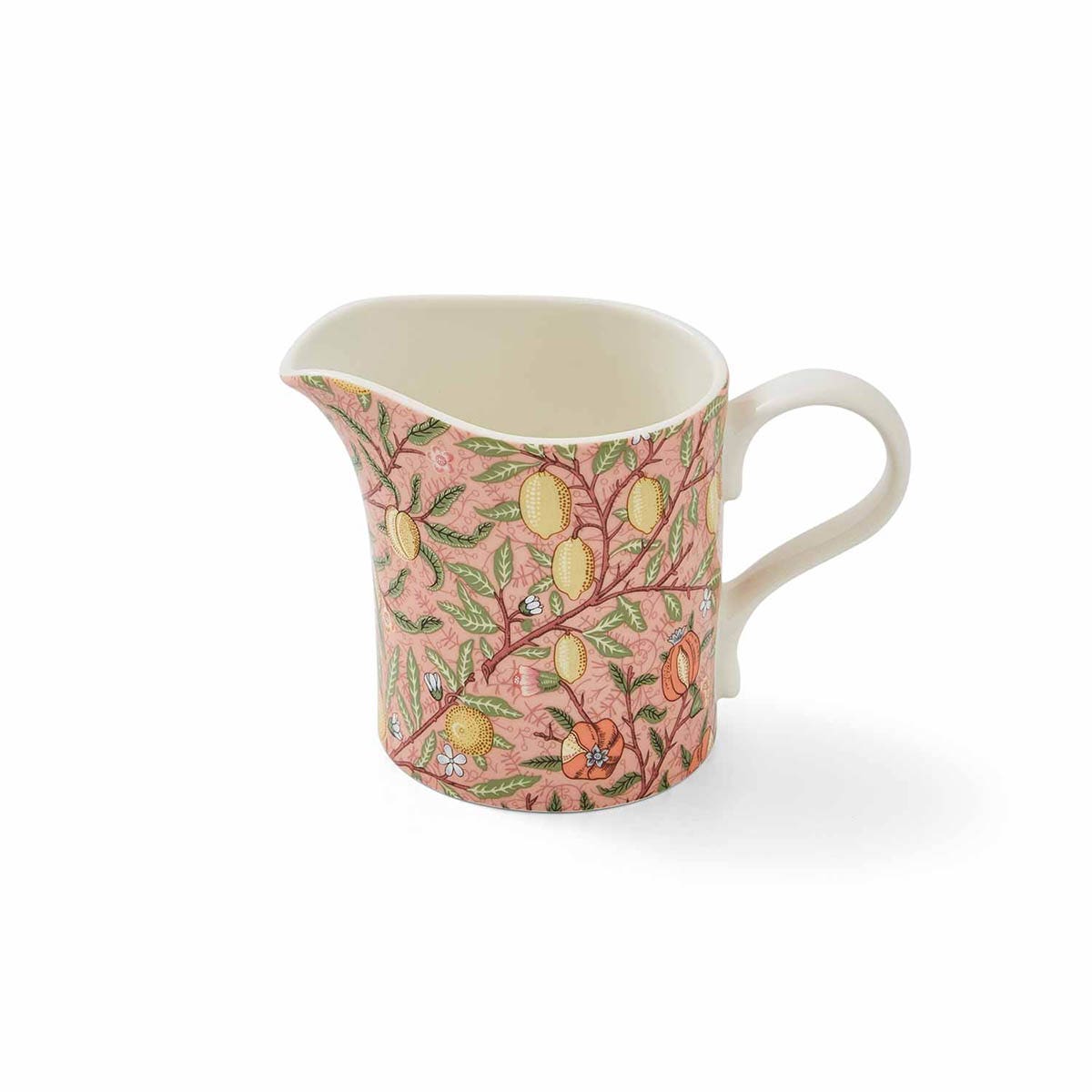fruite milk jug (creamer) on a white background
