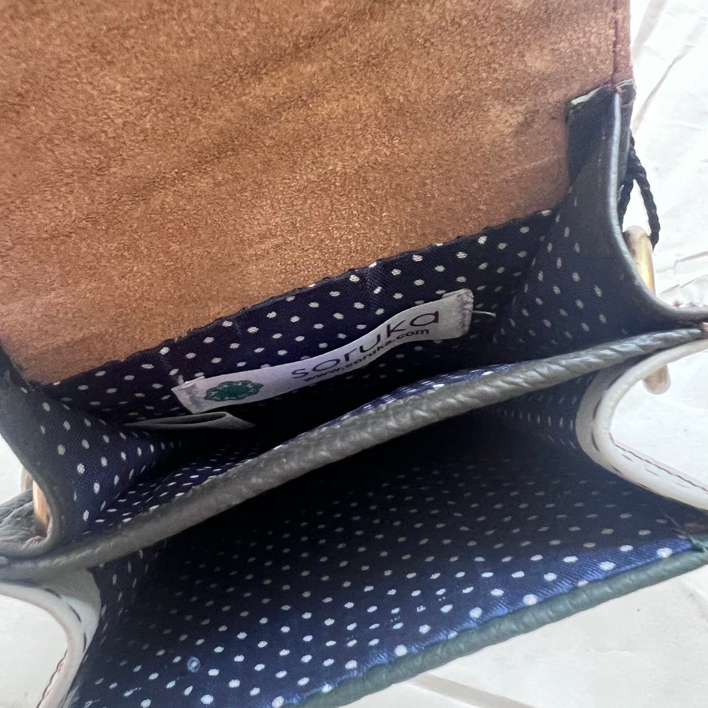 interior view of Gia Phone Bag