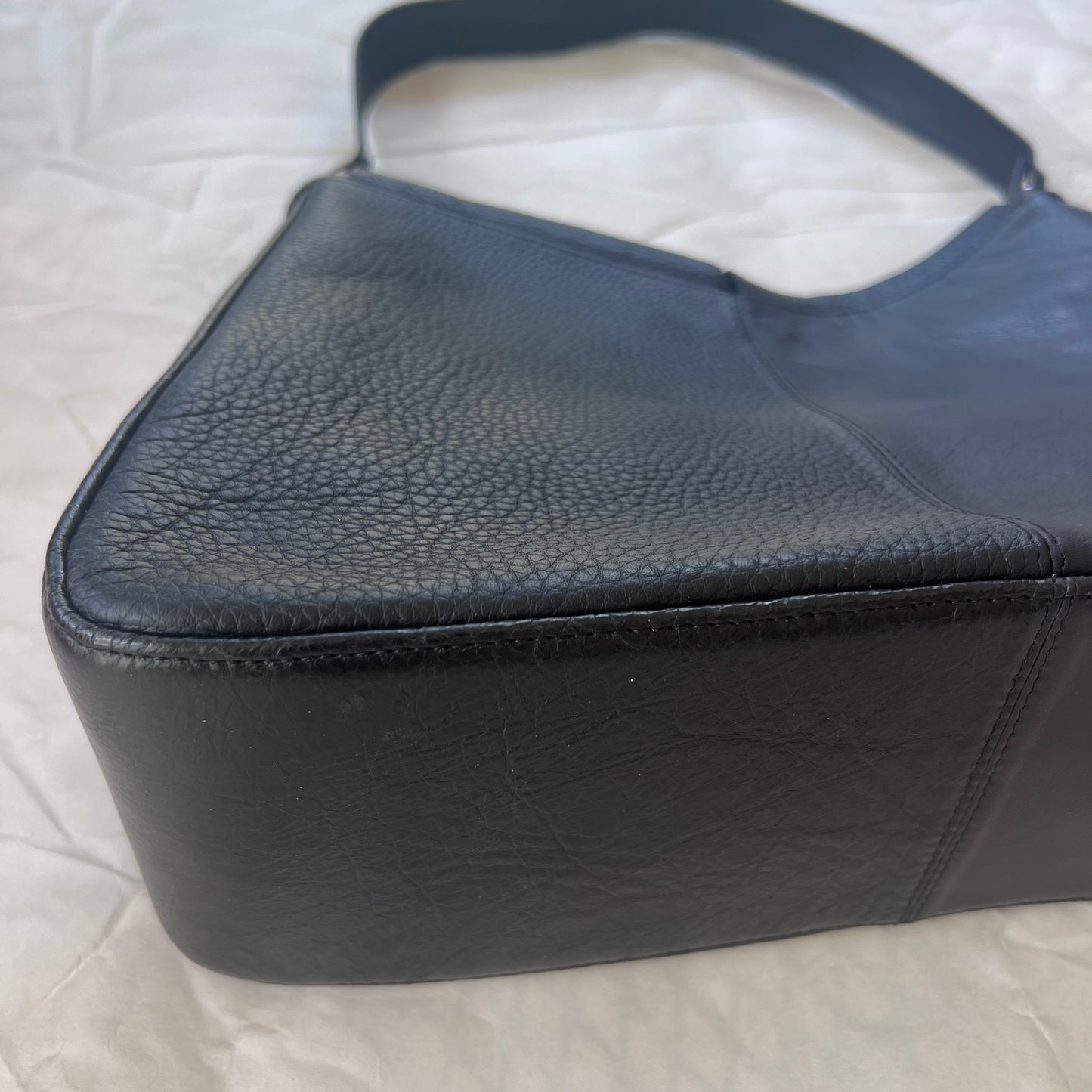 bottom view of midnight Gloria Shoulder Bag