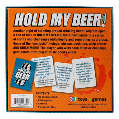 backside of game box