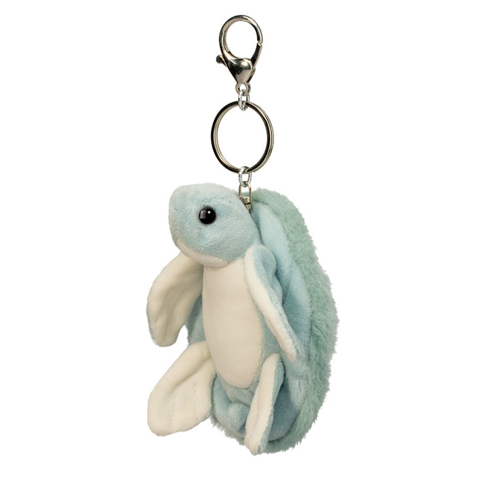 side view of turtle bag charm