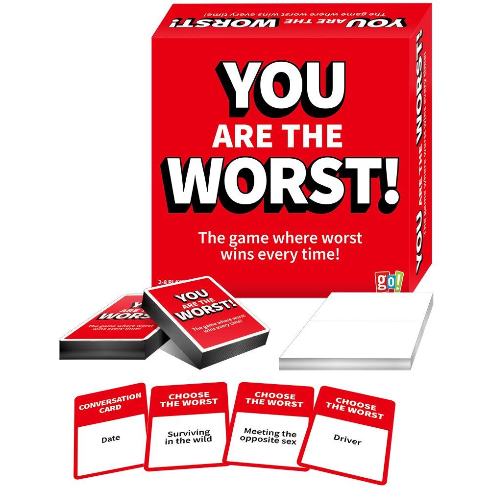 You Are The Worst Card Game on a white background