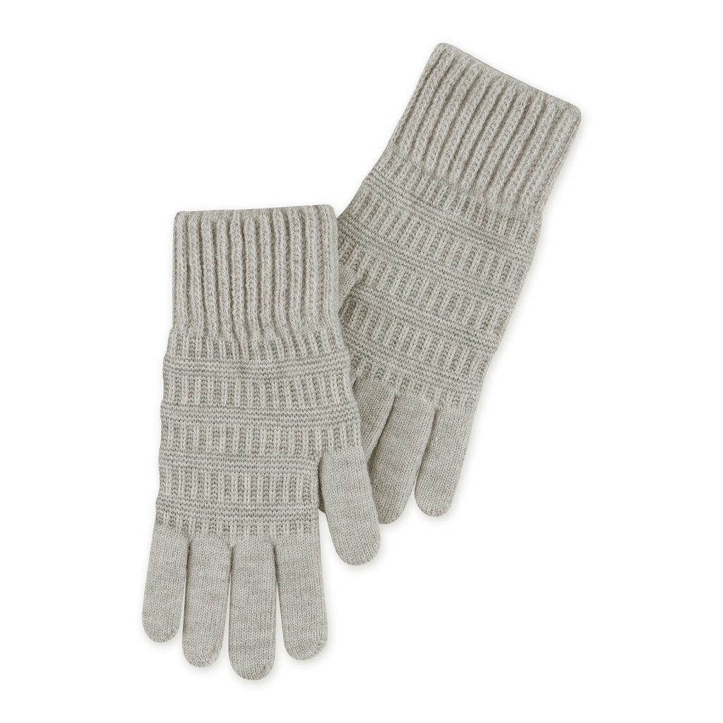 Grey gloves on a white background