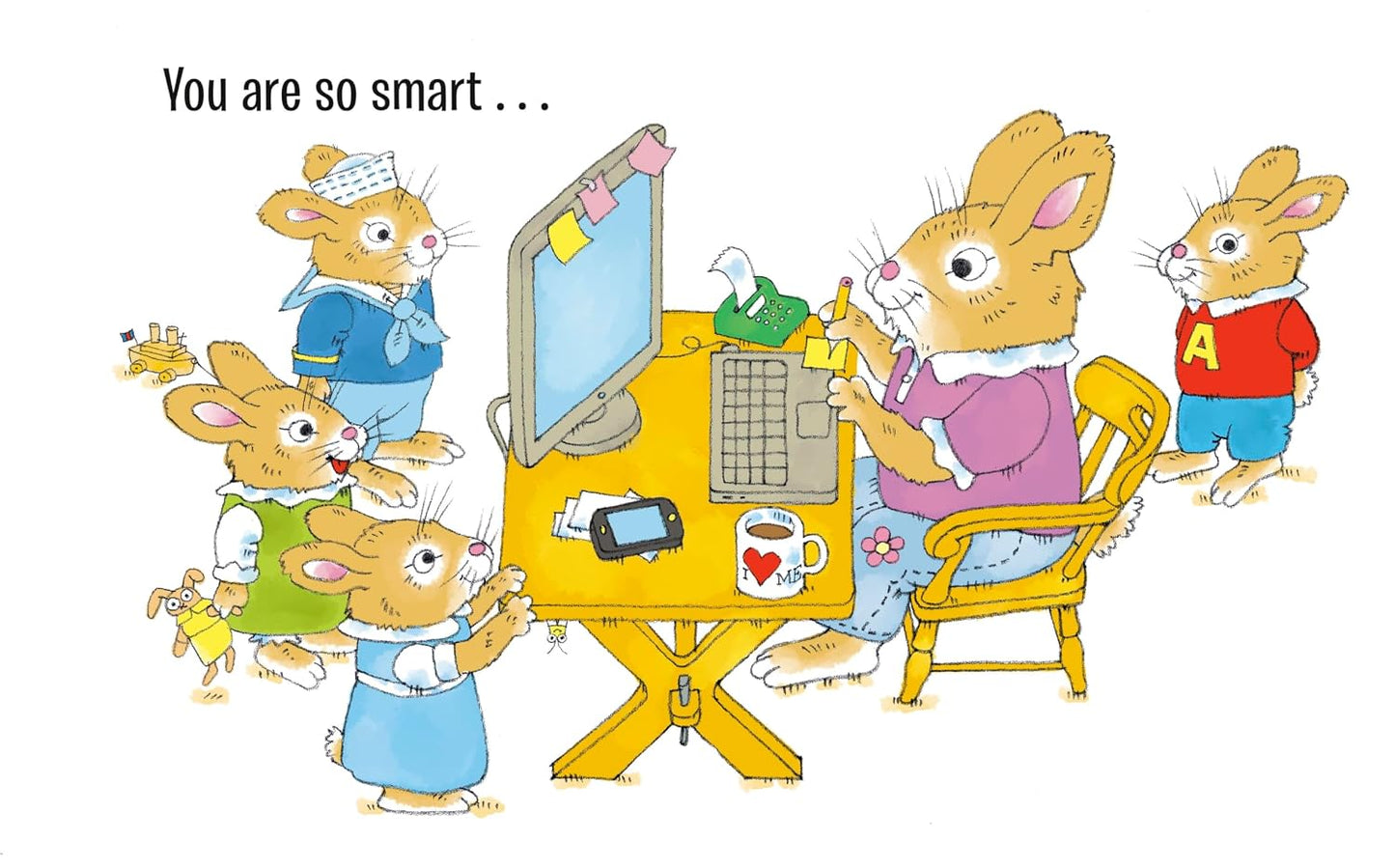 Richard Scarry's Best Mommy Ever open to show 2 pages