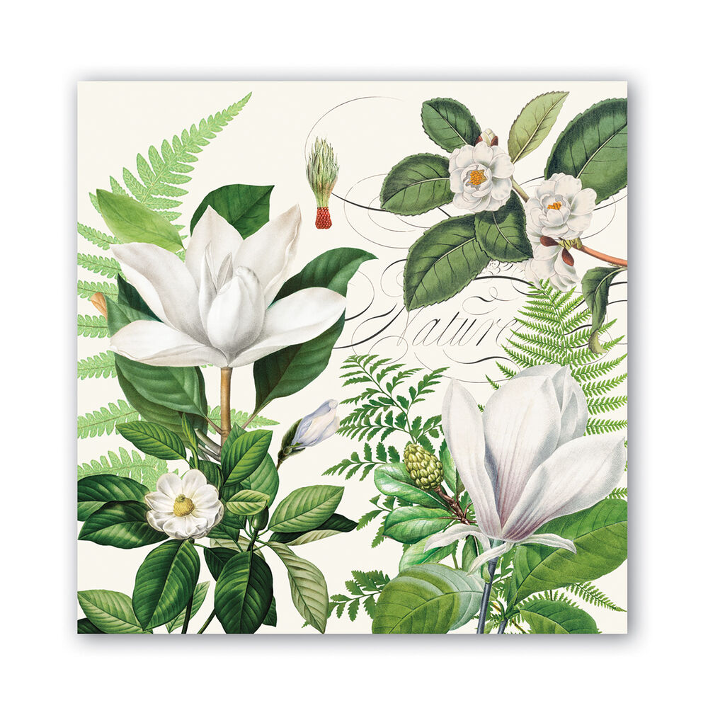 Magnolia Petals Luncheon Napkins on a white background.