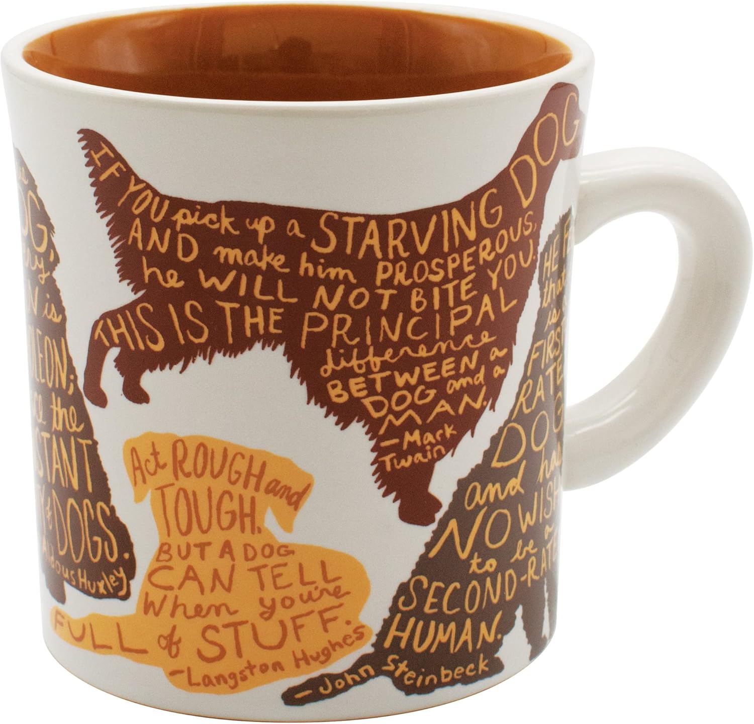 other side of Literary Dog Mug