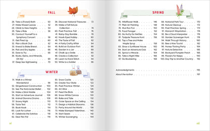 another inside page of book with additional table of contents.
