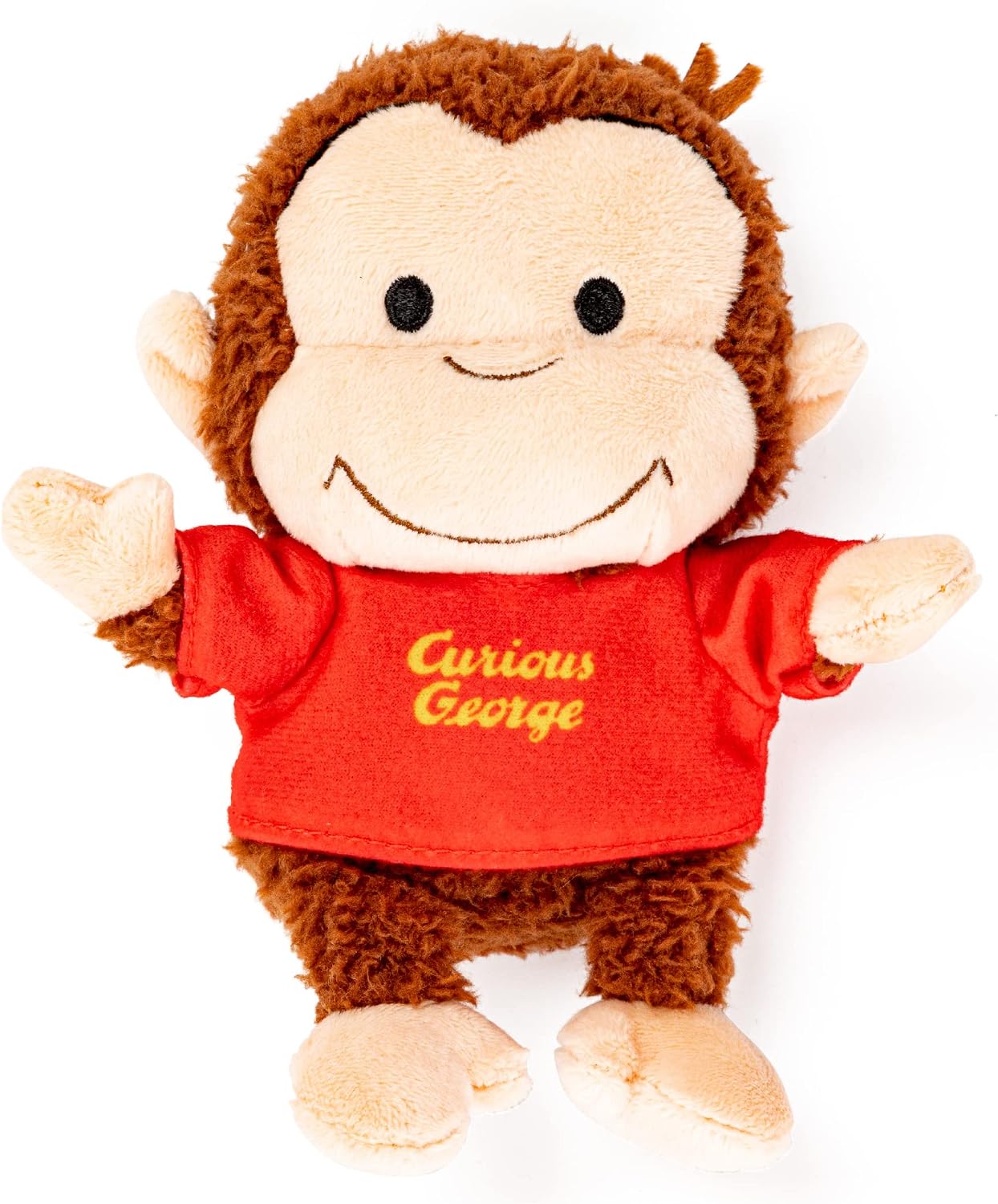 Curious George Cuteeze Monkey Plush Toy on a white background