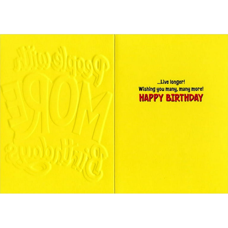 inside of card with text