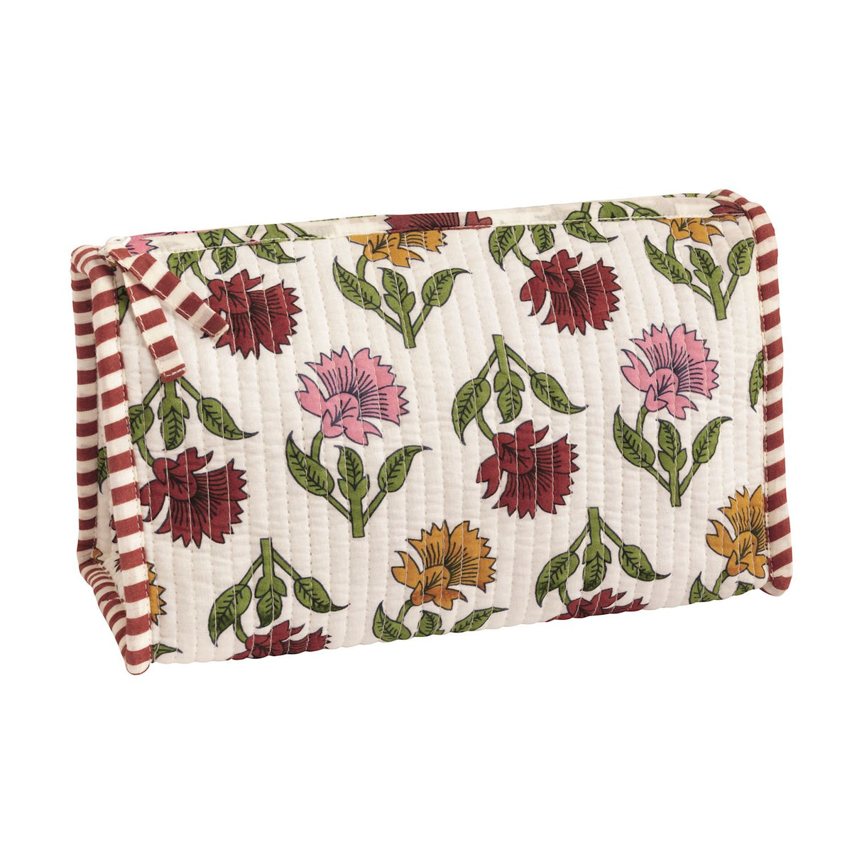 mulit color harvest block zipper pouch