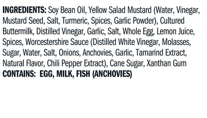 Ingredient list. Please call 501-327-2182 for more information.
