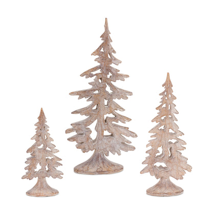 all three sizes of cutout tree sitters displayed against a white background