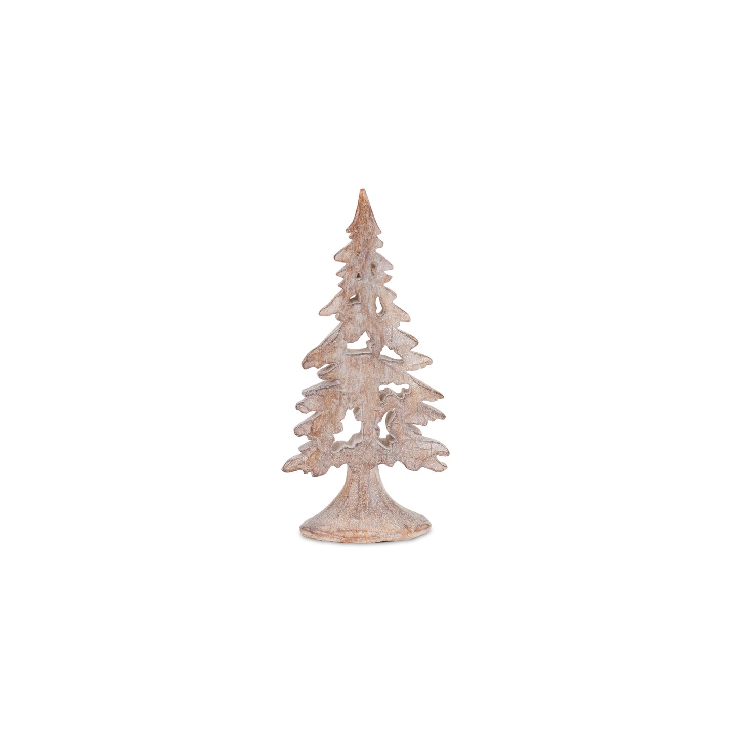 small cutout tree sitter displayed against a white background