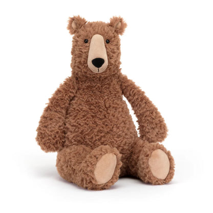 front view of Enzo Bear Plush Toy.