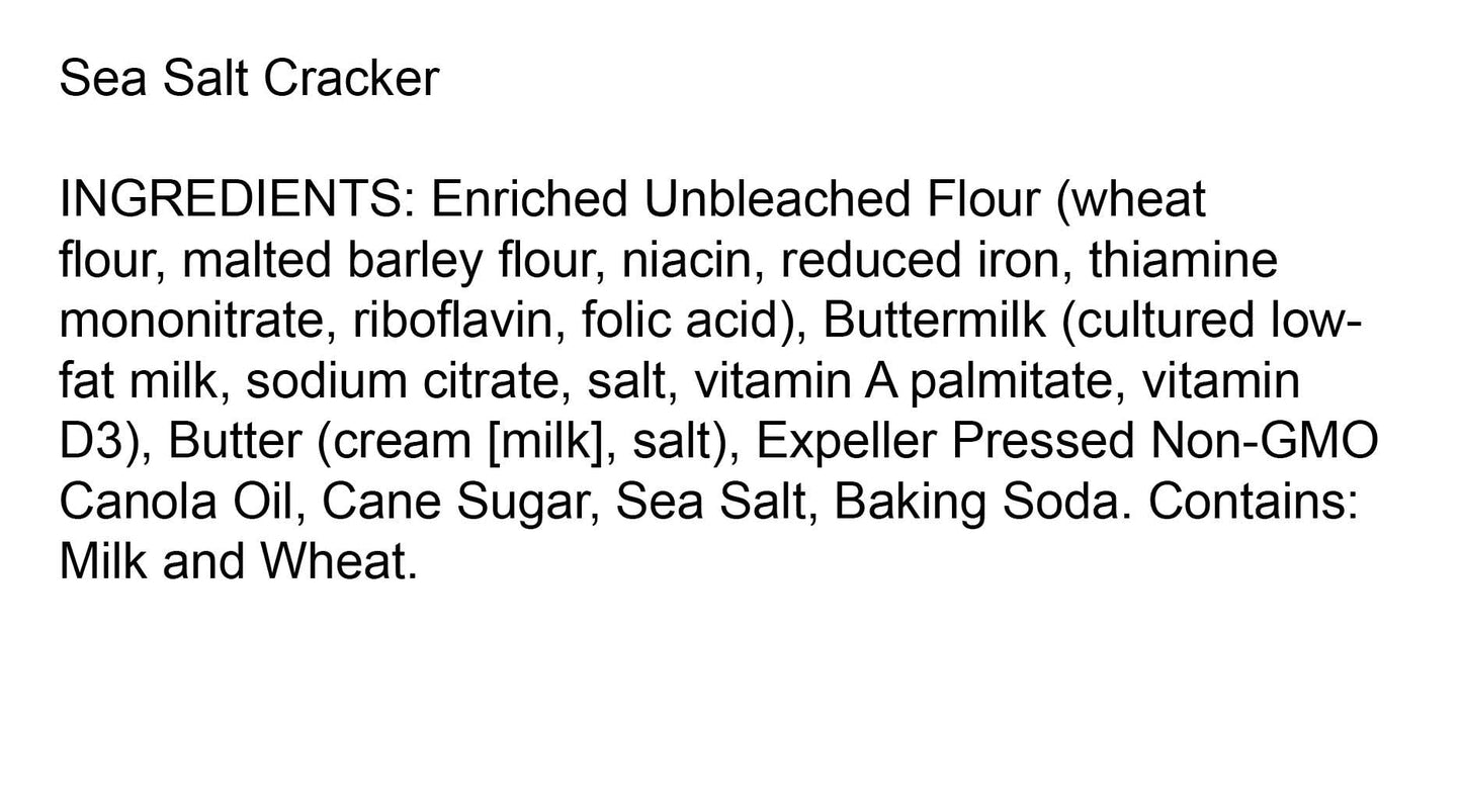 Ingredient list. Please call 501-327-2182 for more information.