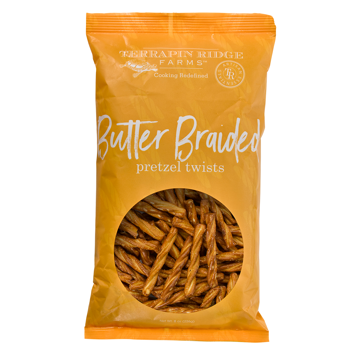 bag of Braided Butter Pretzel.