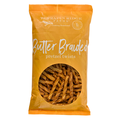 bag of Braided Butter Pretzel.