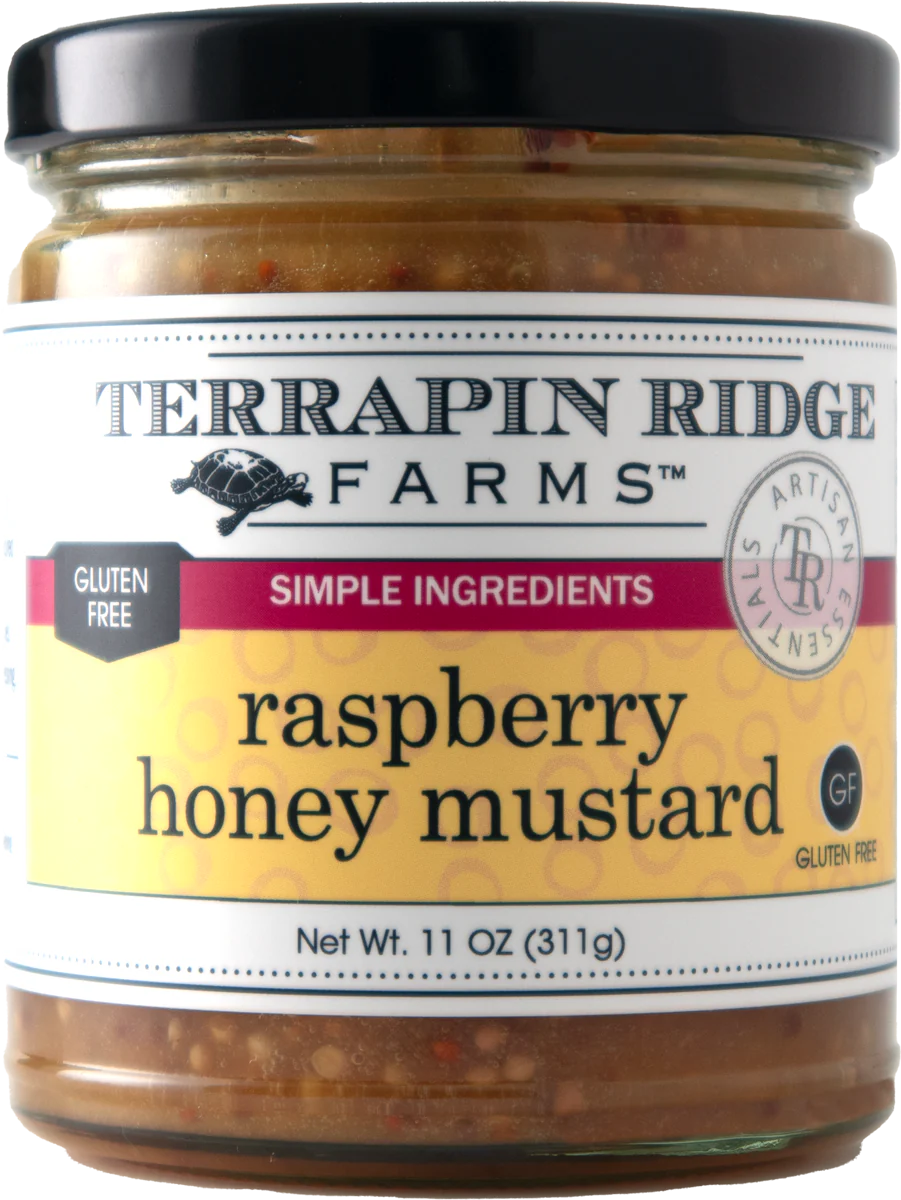 11 ounce jar of Raspberry Honey Mustard.