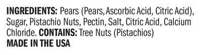 List of ingredients and allergen information for a product on a white background