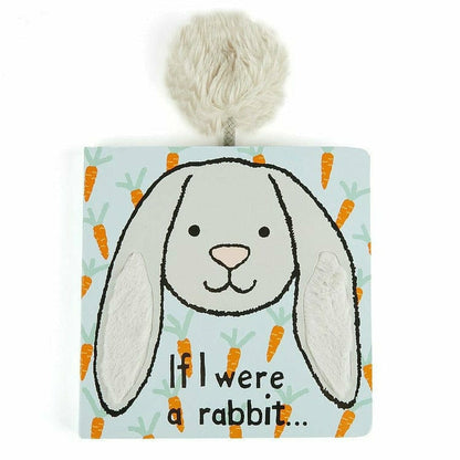 if i were a blue rabbit board book on a white background